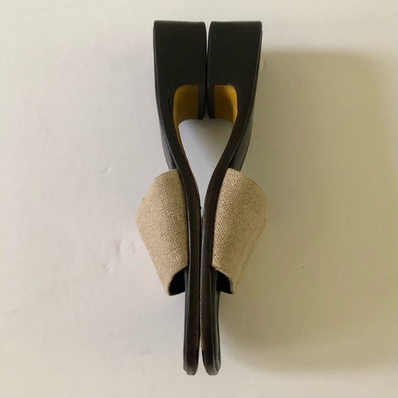 Donald J. Pliner Brown Leather Band Slide Sandals - Picture 9 of 11